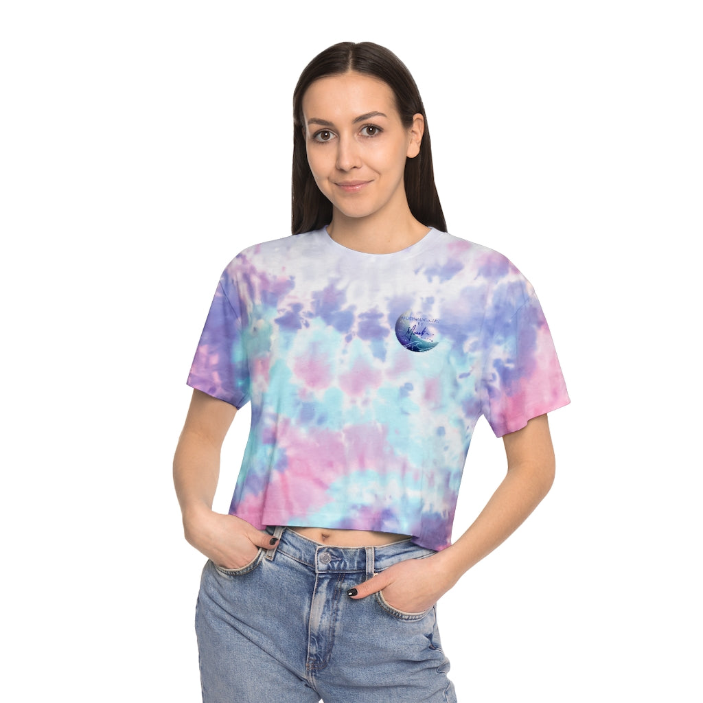 Tie-Dye Crop Logo Tee