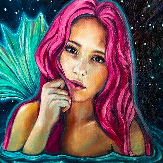 Starlight Dive 6” x 6”